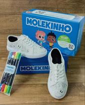 Tenis molekinho para colorir + canetinhas infantil Tenis molekinho para colorir + canetinhas infantil