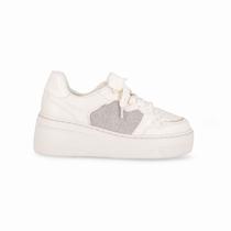 Tênis Morgana Off White com Champagne - PICCADILLY