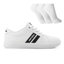 Tênis Mormaii Urban Stripe 3 Masculino + 3 Pares de Meias