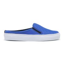 Tênis Mule Feminino Slip On Calcanhar Aberto Babuche Azul