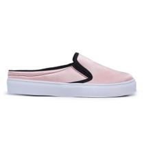 Tênis Mule Feminino Slip On Calcanhar Aberto Babuche Rosa