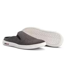 Tenis Mule Slip On Casual Masculino - Cinza