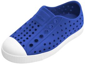 Tênis Native Kid Jefferson Infantil UV Azul/Branco Concha 8 Tênis Native Kid Jefferson Infantil UV Azul/Branco Concha 8