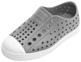 Tênis Native Shoes Jefferson Unissex Infantil Cinza Pombo 3 Tênis Native Shoes Jefferson Unissex Infantil Cinza Pombo 3