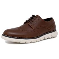 Tênis Nautica Wingdeck Classic Oxford para homens marrom 10,5 EUA