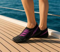 Tenis Nautico Unissex Leve e Flexivel Secagem Rápida Para Iate