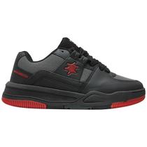 Tênis Nesk Dragon II Skate Masculino Sintético Estilo Retro Cor:Preto+VermelhoTamanho:39Gênero:Homem
