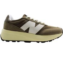 Tênis New Balance 370v1 Marrom ClaroBege Unisex Tênis New Balance 370v1 Marrom ClaroBege Unisex