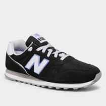 Tênis New Balance 373 V'2 Feminino - Preto+Azul Tênis New Balance 373 V'2 Feminino - Preto+Azul