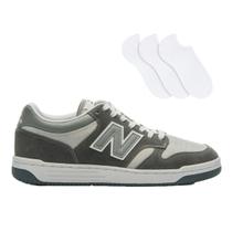 Tênis New Balance 480 Low Masculino + 3 Pares de Meias