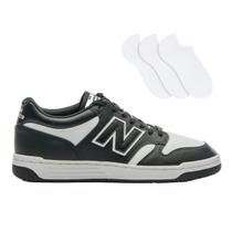 Tênis New Balance 480 Low Masculino + 3 Pares de Meias
