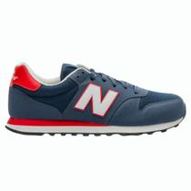 Tênis New Balance 500v2 Masculino Azul e Vermelho