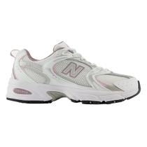 Tênis New Balance 530 Branco e Rosa Claro Unisex