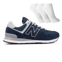 Tênis New Balance 574 V2 Masculino + 3 Pares de Meias