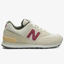 Tênis New Balance 574v2 Bege/Bordô Feminino