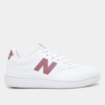 Tênis New Balance BB80 Branco Rosa Feminino Tênis New Balance BB80 Branco Rosa Feminino
