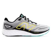Tênis New Balance Fresh Foam 680v8 Silver Lime Tênis New Balance Fresh Foam 680v8 Silver Lime