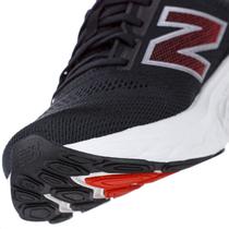 Tênis New Balance Fresh Foam X 880 V14 Preto Vermelho e Branco - Masculino