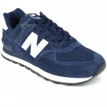 Tênis New Balance Masculino 574 Lifestyle - Marinho+Branco Tênis New Balance Masculino 574 Lifestyle - Marinho+Branco