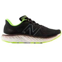 Tênis New Balance Masculino Fresh Foam X Evoz V3 Preto e Verde Limão