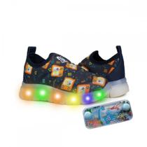 Tenis Novopé 99001304 4661 Acqua Play Led Menino Infantil Tenis Novopé 99001304 4661 Acqua Play Led Menino Infantil