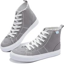 Tênis Obtaom High Top Canvas Play Mid-Calf Fashion Grey