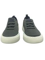 Tênis Ogochi em Tricot com Elástico Verde Musgo Escuro: