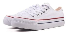 Tênis Old Star Cano Baixo Plataforma All Branco Off White