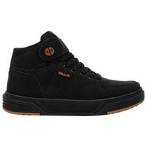 Tênis Ollie Alpha 4 Cano Alto Infantil Street Escolar Macio Cor:PretoTamanho:28Gênero:Homem