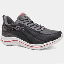 Tênis Olympikus Apolis Feminino - Chumbo e Rosa - 35 Tênis Olympikus Apolis Feminino - Chumbo e Rosa - 35