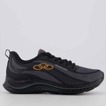 Tênis Olympikus Apolis Preto e Chumbo Tênis Olympikus Apolis Preto e Chumbo