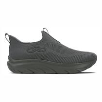 Tênis Olympikus Clic Masculino Chumbo Caminhada Slip On Leve Tênis Olympikus Clic Masculino Chumbo Caminhada Slip On Leve