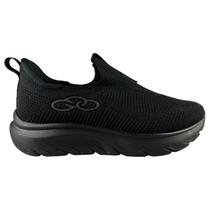 Tênis Olympikus Clic Masculino Original Calce Fácil Sem Cadarço Cor:Preto/PretoTamanho:44 Tênis Olympikus Clic Masculino Original Calce Fácil Sem Cadarço Cor:Preto/PretoTamanho:44