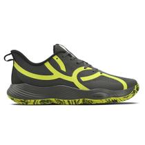 Tênis Olympikus Esporte Qu4dra 2 Chumbo Limão Unissex Tênis Olympikus Esporte Qu4dra 2 Chumbo Limão Unissex