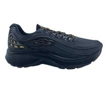 Tênis Olympikus Esportivo Masculino Fluir Preto - Preto 37 Tênis Olympikus Esportivo Masculino Fluir Preto - Preto 37