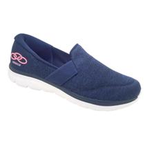 Tênis Olympikus Feminino Calce Fácil Slip On Ultra Leve Macio Confortável Academia Casual