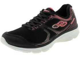 Tênis olympikus feminino twist preto com coral Tênis olympikus feminino twist preto com coral