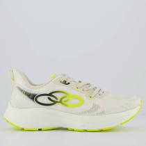 Tênis Olympikus Swift 5 Feminino Off White e Amarelo