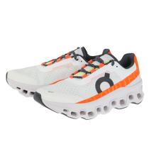 Tênis On Cloudmonster Undyed-White Flame for Men