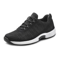 Tênis Orthofeet Lava Black Knit Orthopaedic Masculinos Tamanho 12