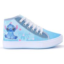 Tênis ortobessa infantil cano alto stitch 46-i