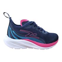 Tenis Ortopedico Fem Speed Flex Go Energy Malha Respiravel Cor:AzulTamanho:36Genero:Feminino
