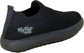 Tênis Ortopédico Flyfeet Nuvem Knit Preto 34/35 AC357
