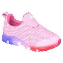 Tenis Ortopedico Infantil Ortope Feminino Led Calce Facil