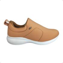 Tenis Ortopedico Usaflex Feminino Caminhada Elastano Ab6412