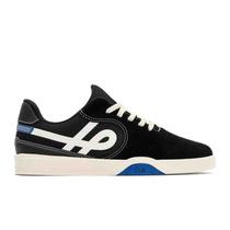 Tenis OUS Couro Imigrante Preto Chantilly Azul Essencial