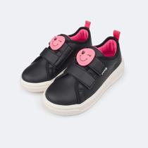 Tênis Pampili Carinha Up Patch Feminino Calce Fácil Escolar