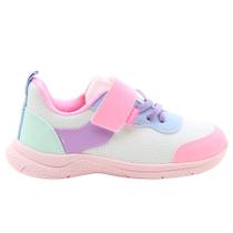 Tênis Pampili Meninas Mini Soft Perfuros Colorido