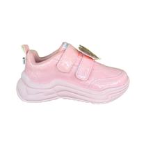 Tênis pampili move rosa glace verniz menina coração 484006 Tênis pampili move rosa glace verniz menina coração 484006