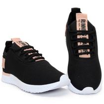 Tênis para Academia Feminino Caminhada Esportivo Branco - BF Shoes